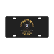 Load image into Gallery viewer, Army - 2nd Infantry Div - Camp Hovey Korea - Hovey Cut - Tong Du Chon X 300 Classic License Plate
