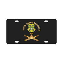 Load image into Gallery viewer, 109th Armor Regiment - DUI w AR Branch X 300 Classic License Plate
