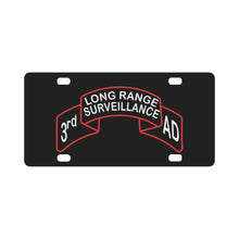 Load image into Gallery viewer, Scroll - 3rd Armored Division Long Range Classic License Plate

