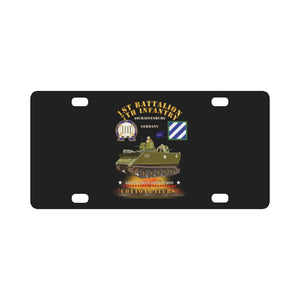 Army - 1st Bn 7th Infantry - Aschaffenburg FRG - M113 APC - CottonBalers X 300 Classic License Plate