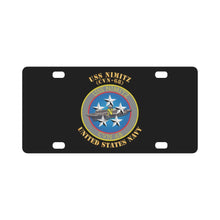 Load image into Gallery viewer, Navy - USS Nimitz (CVN-68) X 300 Classic License Plate
