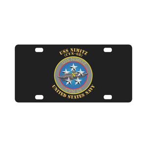 Navy - USS Nimitz (CVN-68) X 300 Classic License Plate