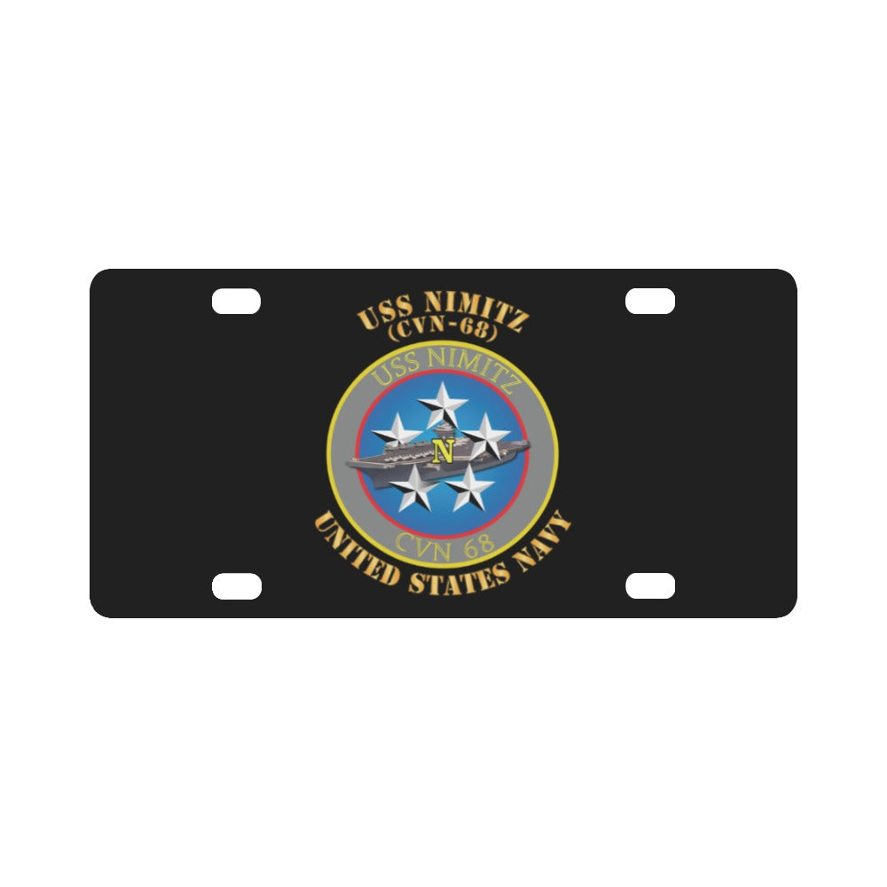 Navy - USS Nimitz (CVN-68) X 300 Classic License Plate