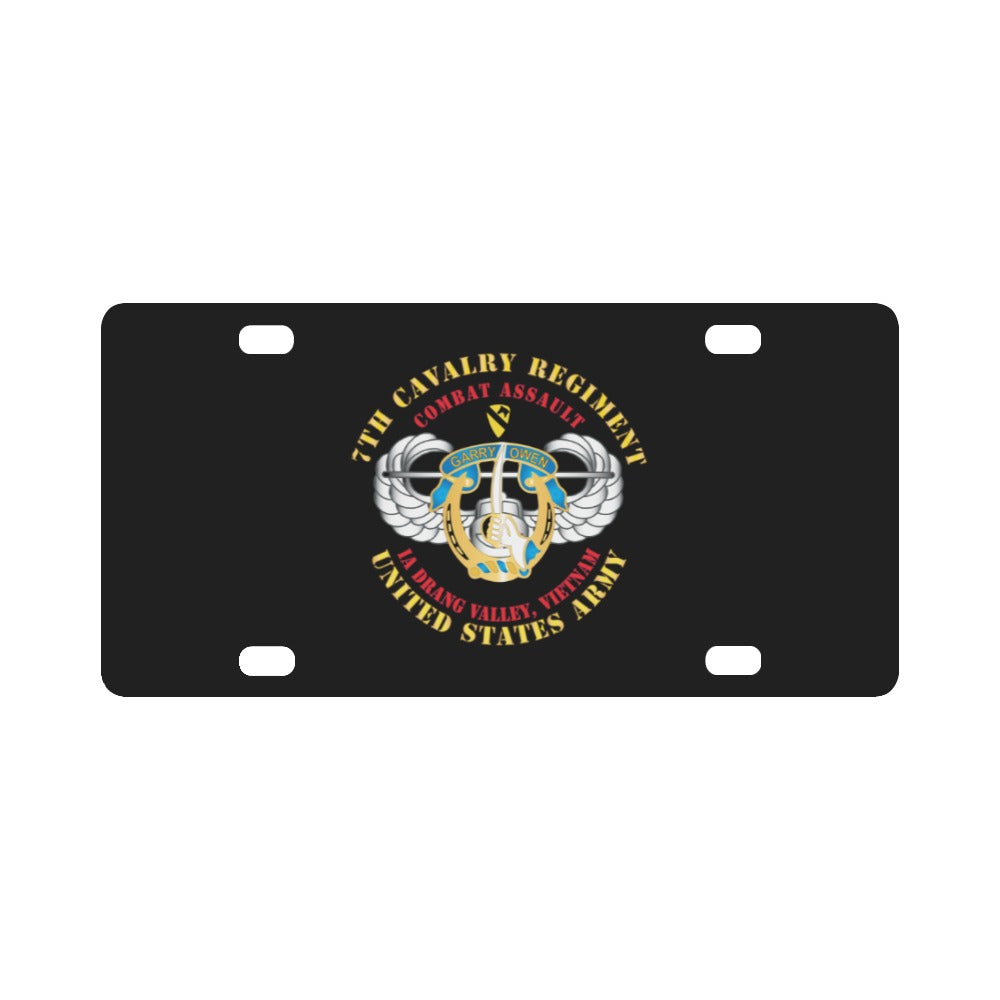 Army - Air Assault - 7th Cav - IA Drang X300 Classic License Plate