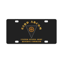 Load image into Gallery viewer, Army - 83rd ARCOM - USAR Command X 300 Classic License Plate
