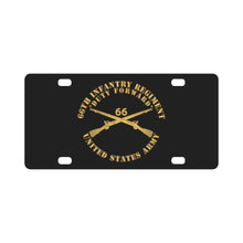 Load image into Gallery viewer, Army - 66th Infantry Regiment - Duty Forward w Infantry Br X 300 Classic License Plate
