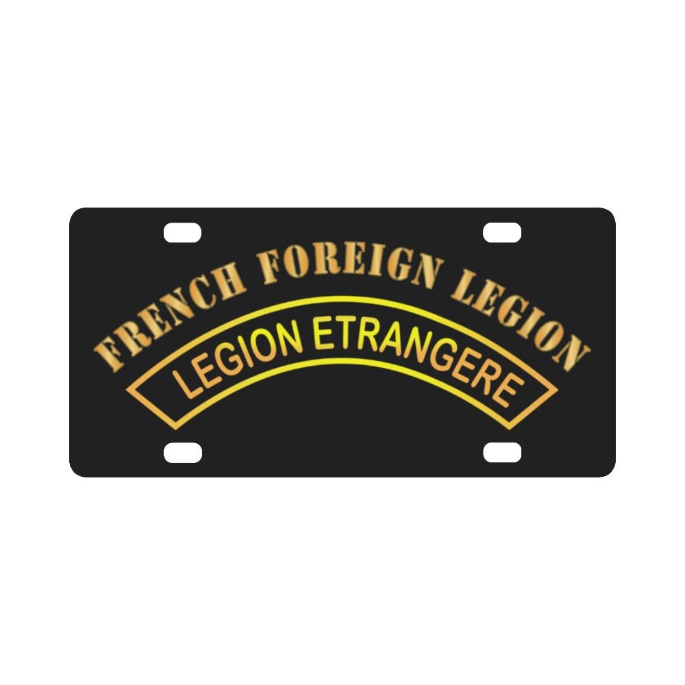 Tab - Legion Etrangere - French Foreign Legion X 300 Classic License Plate