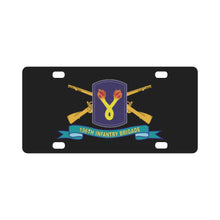 Load image into Gallery viewer, Army - 196th Infantry Brigade w Br - SSI - Ribbon X 300 Classic License Plate
