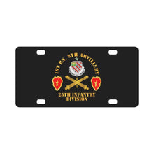 Load image into Gallery viewer, Army - 1st Bn 8th Artillery w 25th ID SSI Classic License Plate
