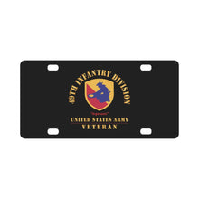 Load image into Gallery viewer, Army - SSI - 49th Infantry Division (1947-1968) - Argonauts - US Army Veteran X 300 Classic License Plate
