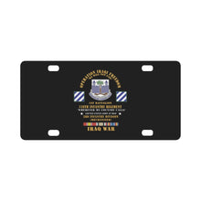 Load image into Gallery viewer, Army - Operation Iraqi Freedom, 1st Bn, 118th Infantry Regiment - 3rd Inf Division w IRAQ SVC Classic License Plate
