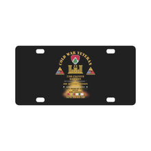 Load image into Gallery viewer, Army - Cold War Vet - 23rd Engineer Bn, 3rd Armor Div - Hessen-Homburg Kaserne Hanau, Germany - Spe Classic License Plate
