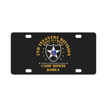 Load image into Gallery viewer, Army - 2nd Infantry Division - Camp Howze wo DS Classic License Plate
