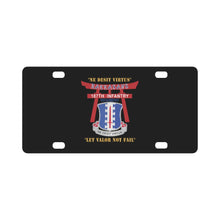 Load image into Gallery viewer, Army - 187th Infantry Regiment - Torii, Rakkasans, Let Valor Not Fail, English, Latin X 300 Classic License Plate
