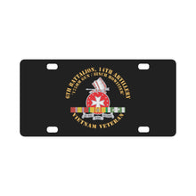 Load image into Gallery viewer, 6th Battalion, 14th Artillery Regiment - DUI - VN SVC BAR - Top X 300 Classic License Plate
