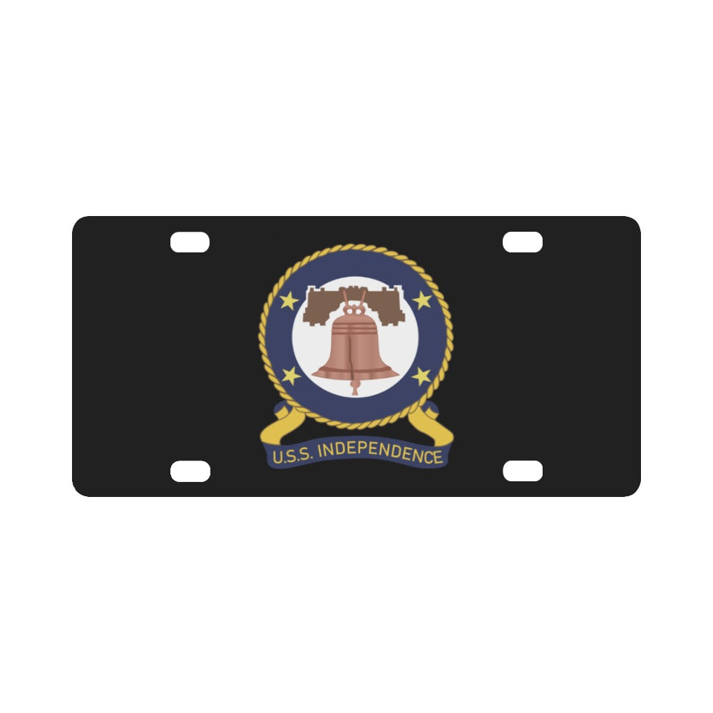 USS Independence (CVCVA-62) wo Txt X 300 Classic License Plate