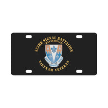 Load image into Gallery viewer, 523rd Signal Battalion, (Divisional) with Vietnam Service Ribbons X 300 Classic License Plate
