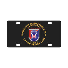 Load image into Gallery viewer, Army - 2nd Infantry Brigade Combat Team - Flash - Fr Richardson, AK X 300 Classic License Plate
