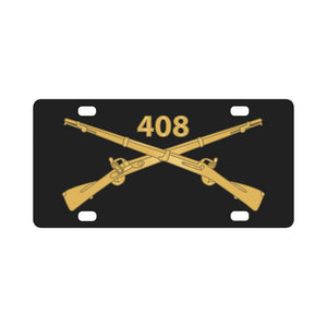 Army - 408th Infantry Regiment - Branch wo Txt X 300 Classic License Plate