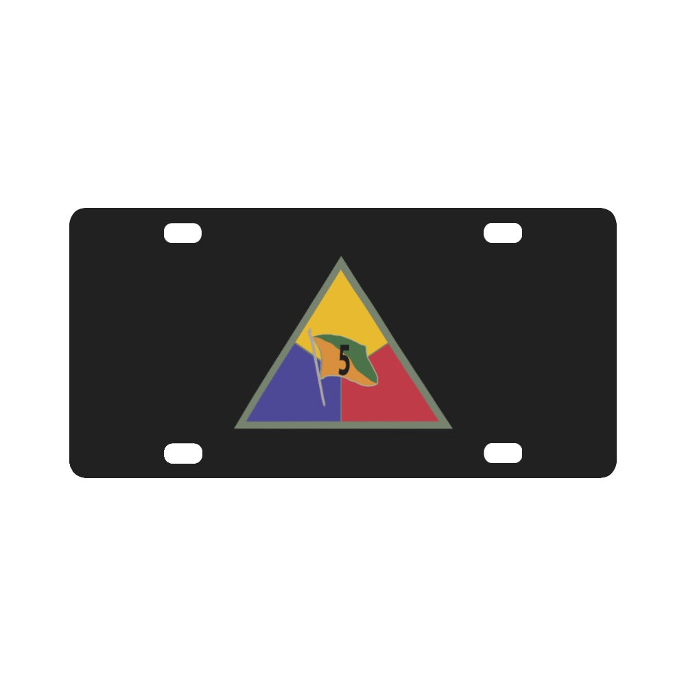 Army - 5th Armored Group (Colored) - DUI wo Txt X 300 Classic License Plate