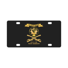 Load image into Gallery viewer, Army - 1st Cavalry Regiment w Br - Ribbon - A-1-1 CAV West Germany X 300 Classic License Plate
