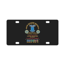 Load image into Gallery viewer, Army - 406th Infantry Regiment, 102nd Infantry Div - Rhineland Central EUR WWII w EUR SVC X 300 Classic License Plate
