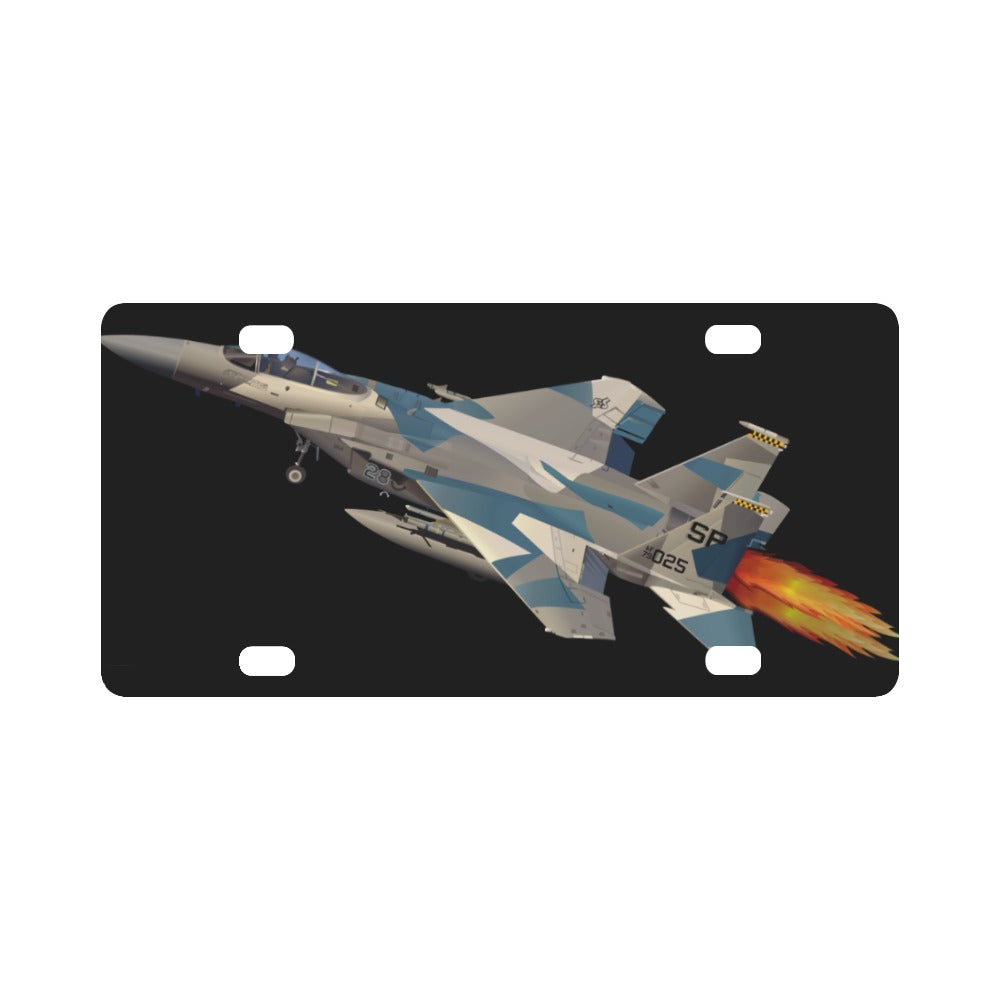 USAF - F15 Eagle wo txt w Afterburners X 300 Classic License Plate