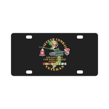 Load image into Gallery viewer, 6th Bn, 14th Artillery Regiment - w 1st Field Force - M107 - 175mm Gun - Vietnam Vet w VN SVC Classic License Plate
