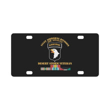 Load image into Gallery viewer, Army - 101st Airborne Division - Desert Storm Veteran X 300 Classic License Plate
