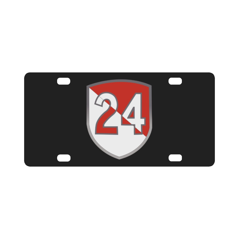 Army - 24th Engineer Construction Group wo Txt (Old Ver) X 300 Classic License Plate