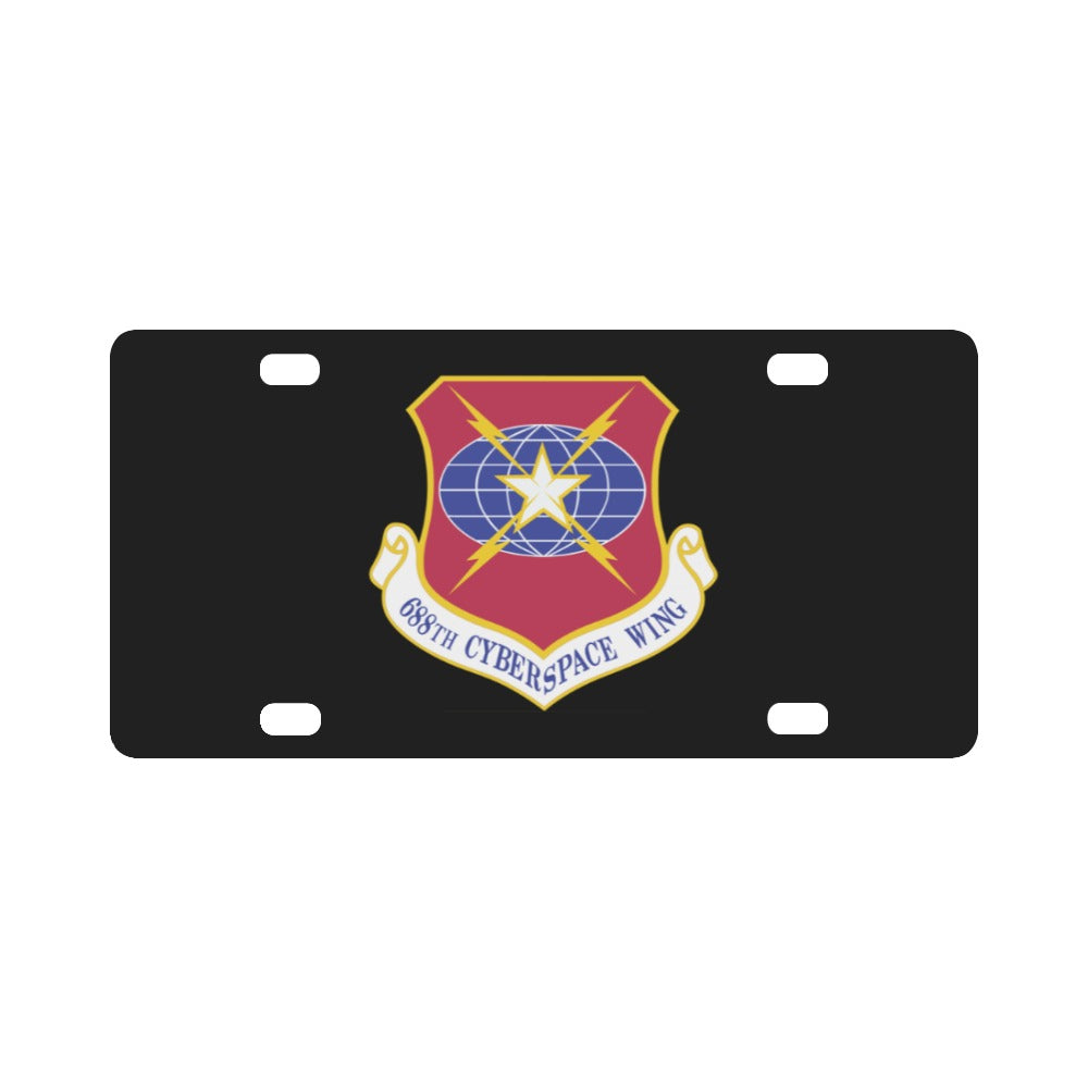 USAF - 688th Cyberspace Wing wo Txt X 300 Classic License Plate