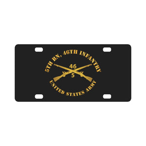 5th Bn 46th Infantry Regt - Infantry Br Classic License Plate