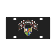 Load image into Gallery viewer, SOF - 75th Ranger Regiment - Airborne Ranger w OS Out X 300 Classic License Plate
