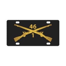 Load image into Gallery viewer, Army - 1st Bn 46th Infantry Regt - Infantry Br Classic License Plate
