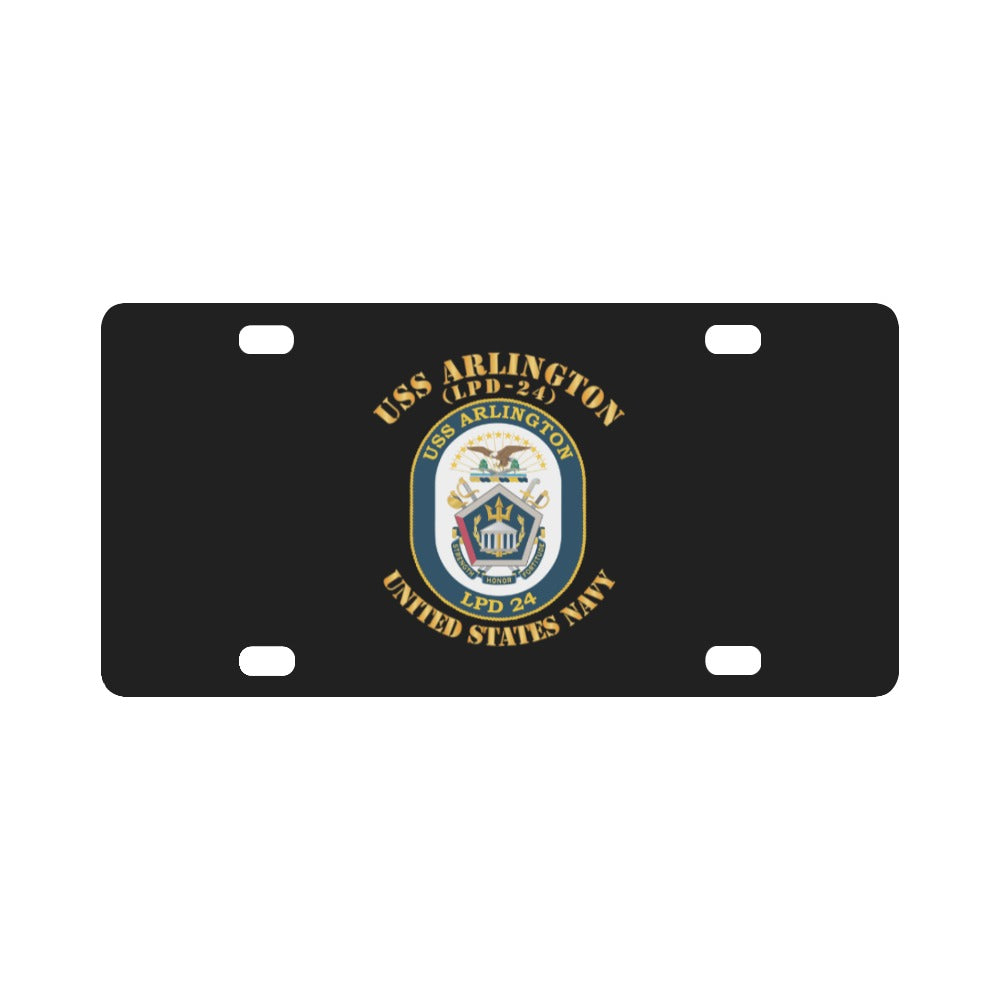 USS Arlington (LPD-24) X 300 Classic License Plate