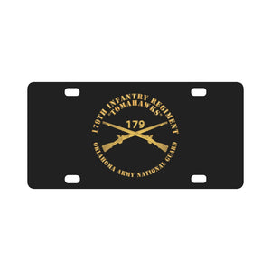 179th Infantry - OKARNG - Inf Branch X 300 Classic License Plate