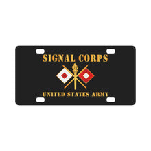 Load image into Gallery viewer, Army - SIgnal Corps - Branch - US Army X 300DPI Classic License Plate
