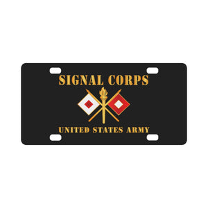 Army - SIgnal Corps - Branch - US Army X 300DPI Classic License Plate