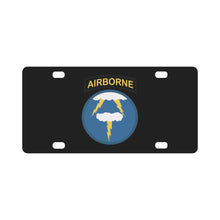 Load image into Gallery viewer, SSI - 21st Airborne Infantry Division Classic License Plate
