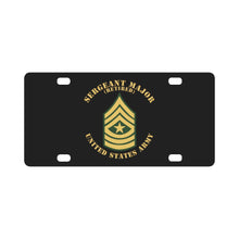 Load image into Gallery viewer, Army - Sergeant Major - SGM - Retired - Flat X 300 Classic License Plate
