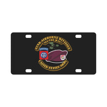 Load image into Gallery viewer, Army - 82nd Airborne Div - Beret - Mass Tac - Maroon - 1 Recon Sqn 17th Cav Classic License Plate
