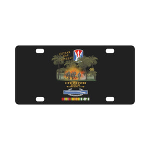 Army - 11th Light Infantry Brigade - Vietnam Jungle Patrol w Fire X 300 Classic License Plate