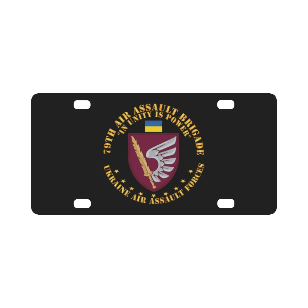 Ukraine - 79th Air Assault Brigade - Unity IS Power X 300 Classic License Plate