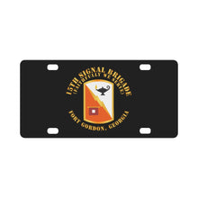 Load image into Gallery viewer, Army - 15th Signal Brigade - SSI - Fort Gordon, Georgia X 300 Classic License Plate
