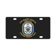 Load image into Gallery viewer, Navy - USS Daniel Inouye (DDG-118) X 300 Classic License Plate
