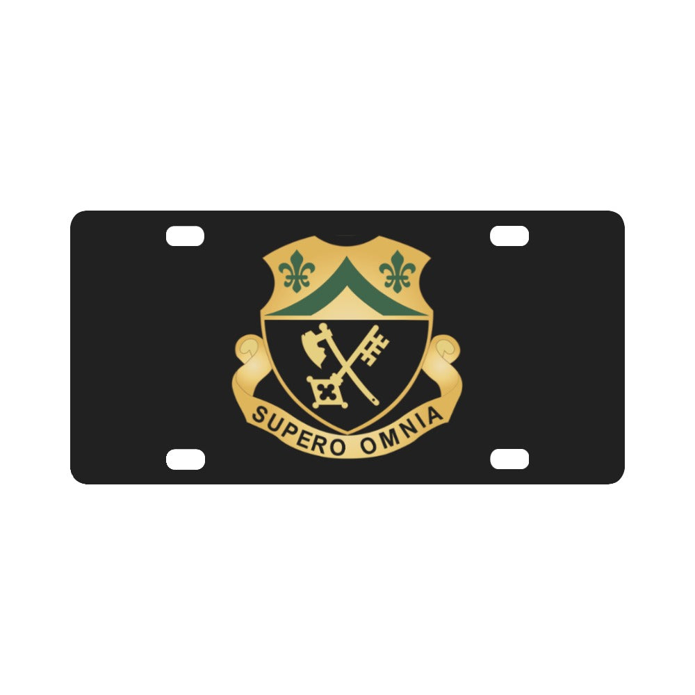 81st Armor - DUI wo Txt X 300 Classic License Plate