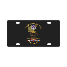 Load image into Gallery viewer, Army - Afghanistan War Vet - 126th Armor Regiment w AFGHAN SVC 2004 Classic License Plate
