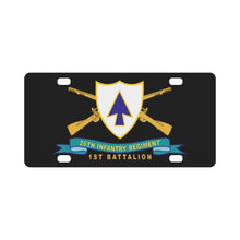 Load image into Gallery viewer, Army - 26th Infantry Regiment - DUI w Br - Ribbon - 1st Bn X 300 Classic License Plate
