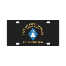 Load image into Gallery viewer, Army - SSI - 16th Infantry Division - WWI - US Army X 300 Classic License Plate
