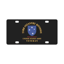 Load image into Gallery viewer, Army - SSI - 23rd Infantry Division - Americal Division - US Army Veteran X 300 Classic License Plate
